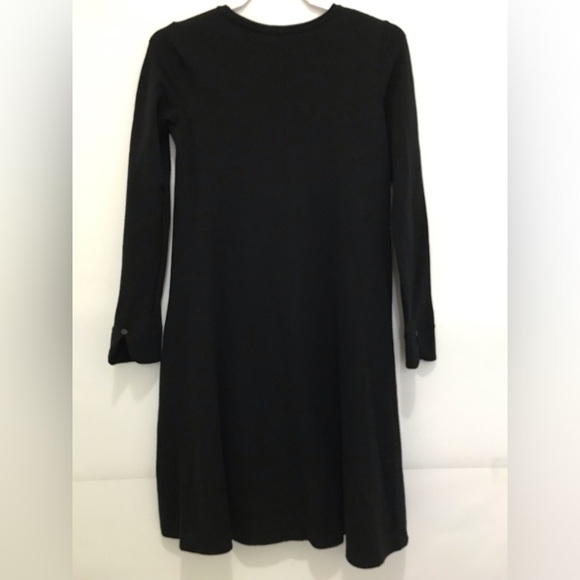 We Norwegians Merino Wool Black Long Sleeve Dress Size XS - Picture 4 of 7